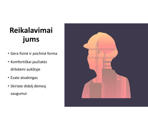 Pastolių montavimo kursai 2-5 3