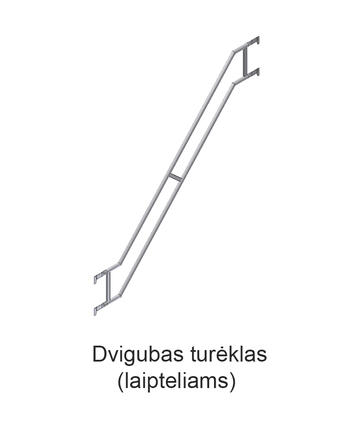 Dvigubas turėklas (laipteliams)
