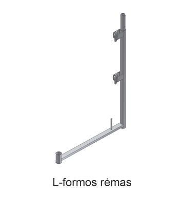 L-formos rėmas
