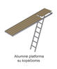 small_Aliuminė platforma su kopėčiomis