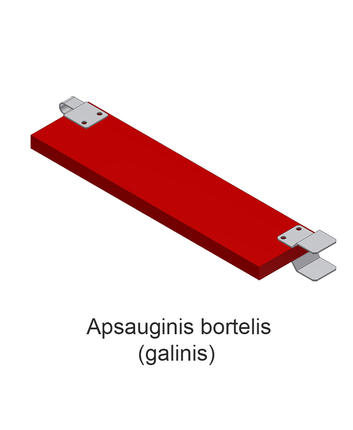 Apsauginis bortelis (galinis)